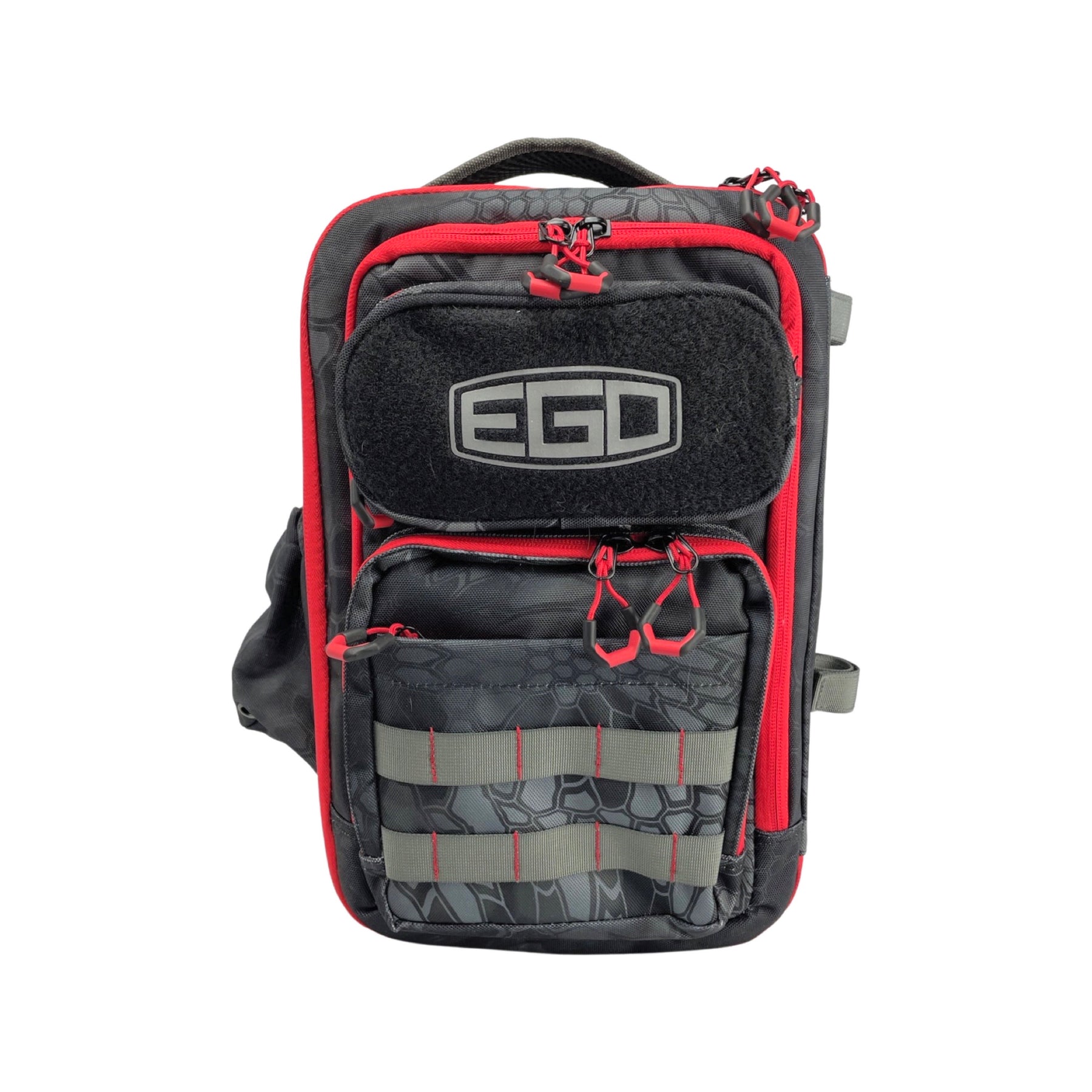 Ego Kryptek Tackle Box, Fishing Pack with 4 Accessory Trays, Water  Resistant PVC, Multiple Storage Pockets, Tool Bag, G-Hook Closure System:  Buy Online at Best Price in UAE 