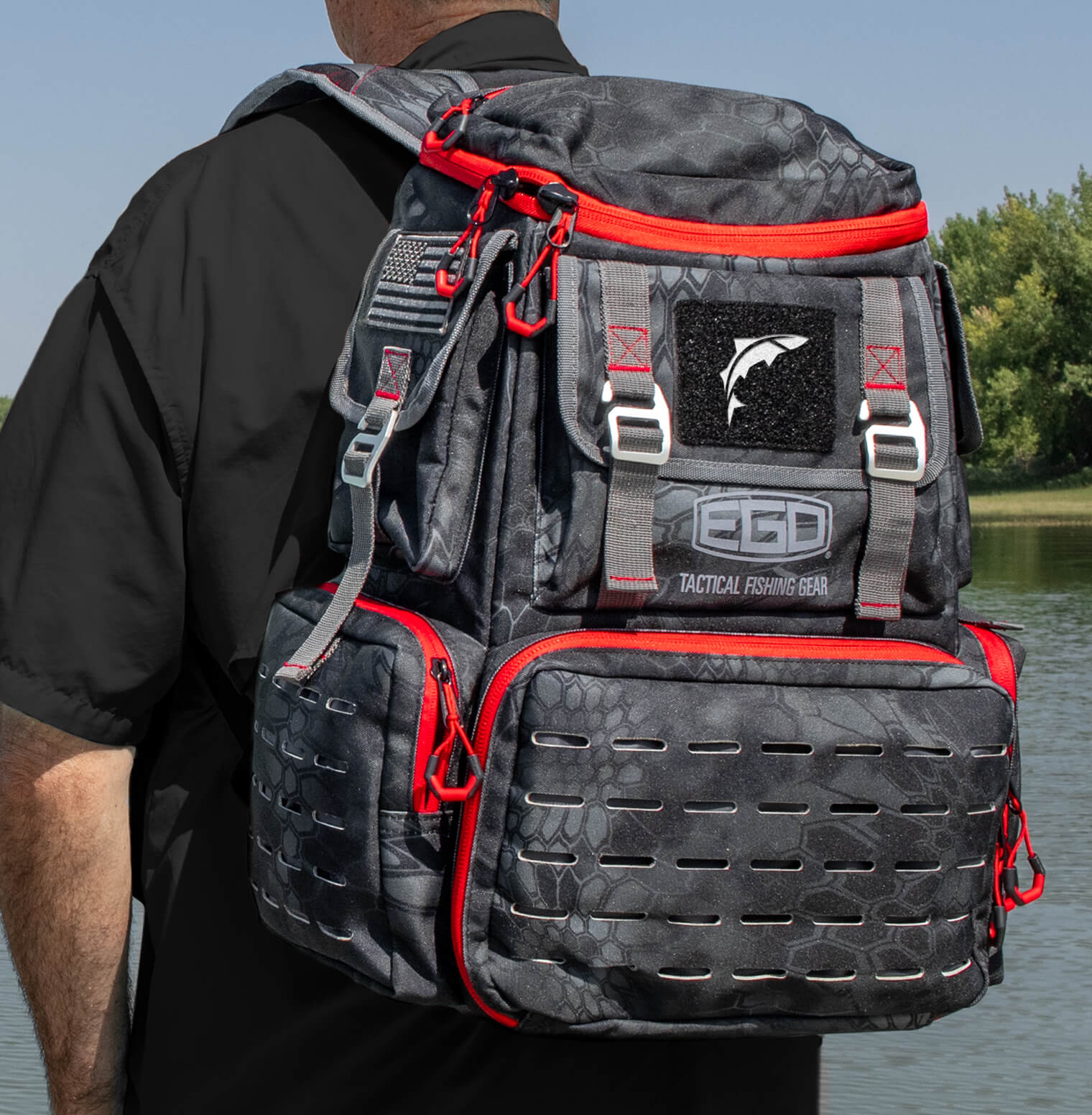 Ego Fishing Waterproof Tactical Dry Gear Bag 30L